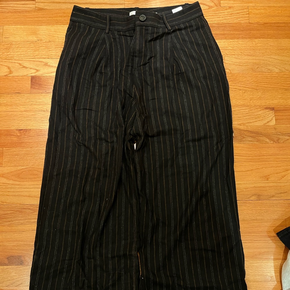 Vince Black Wide Leg Trousers